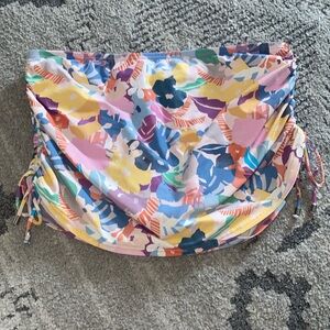 Birdsong Miami Vice Skirted Bikini Bottom Swim Size Large